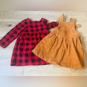 Plaid and Corduroy Kids Bottoms Set